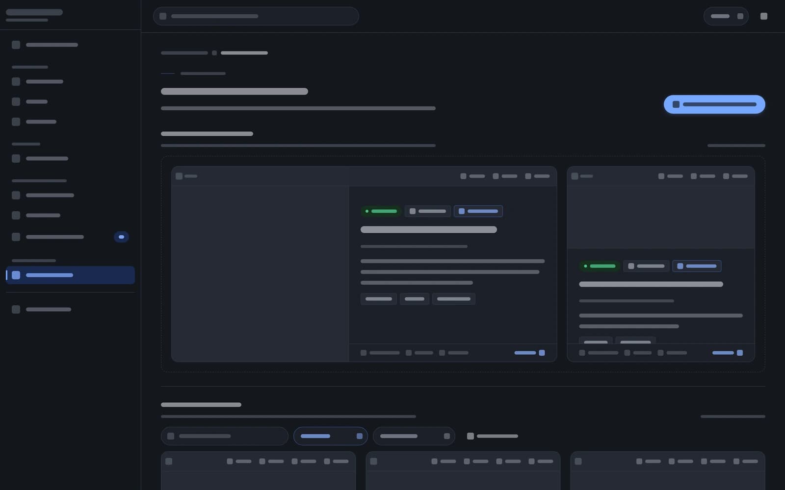 Vue abstraite du gestionnaire de grille utilisé pour organiser les réalisations.